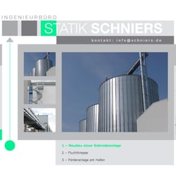 Webseitengestaltung Statikbüro/Projekte 7
