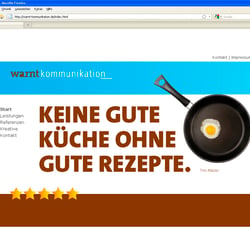 www.warnt-kommunikation.de – Website