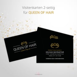 Visitenkartendesign – zweiseitig