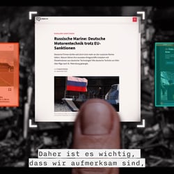 Still – Erklärvideo: Krieg, Flucht und Falschnachrichten