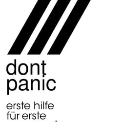 broschüre dont panic frontcover