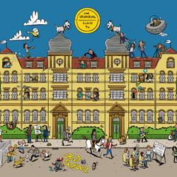 Ziegen Schule Wimmelbild Hamburg
