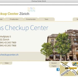 www.checkupcenter.ch (Programmierung und Gestaltung)