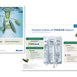 Corporate design/Broschüre von Baxter