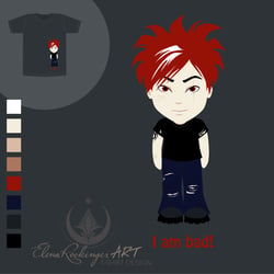 Bad | I AM Serie | Vektorillustration