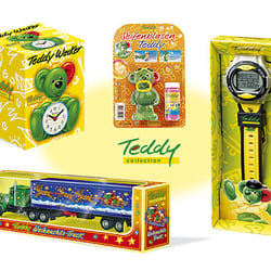 Packaging für ein Spielzeug- und Geschenkartikel-Thema