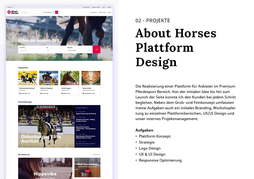 About Horses Beschreibung