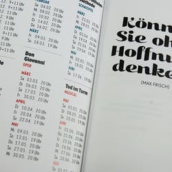 Spielzeitheft