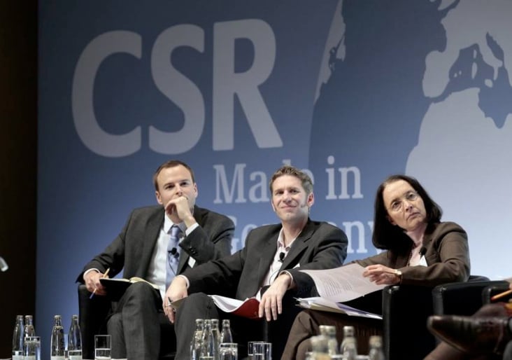 Banner für Corporate Social Responsibility Konferenz