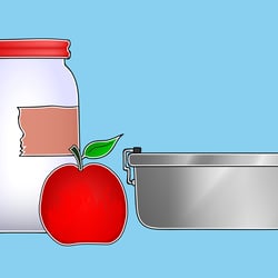 Illustration zum Thema Blockchain Zero Waste Lifestyle