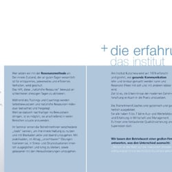 Doppelseite | Broschüre Stressmanagement