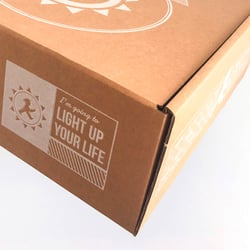 Packaging Design cardboard box with screenprint