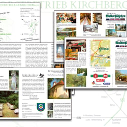 div. Regionalwerbemittel (u.A. Layoutgestaltung und -satz, Grafik, Logo-/Lageplanerstellung, Bildbearbeitung und -collage)