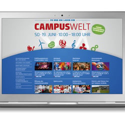 FH Flensburg – Internetseite Campuswelt