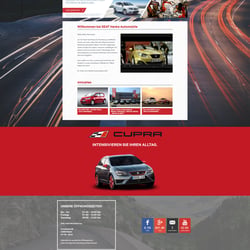 SEAT Wedel // Screendesign – Startseite V1
