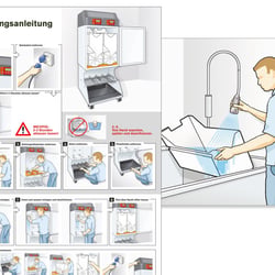 Reinigungsanleitung für Großküchengerät