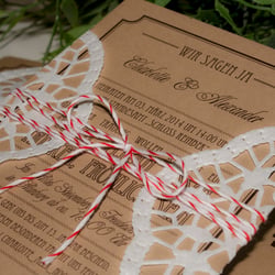 Einladung – Serie „Vintage Craft“