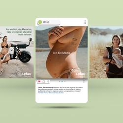 Social Media Kampagne Schwangerschaft
