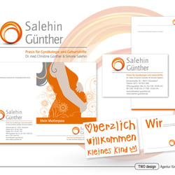 Corporate Design Praxis für Gynäkologen
