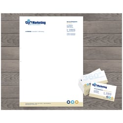Logo, Briefpapier und Visitenkarte für e.i.n-Marketing