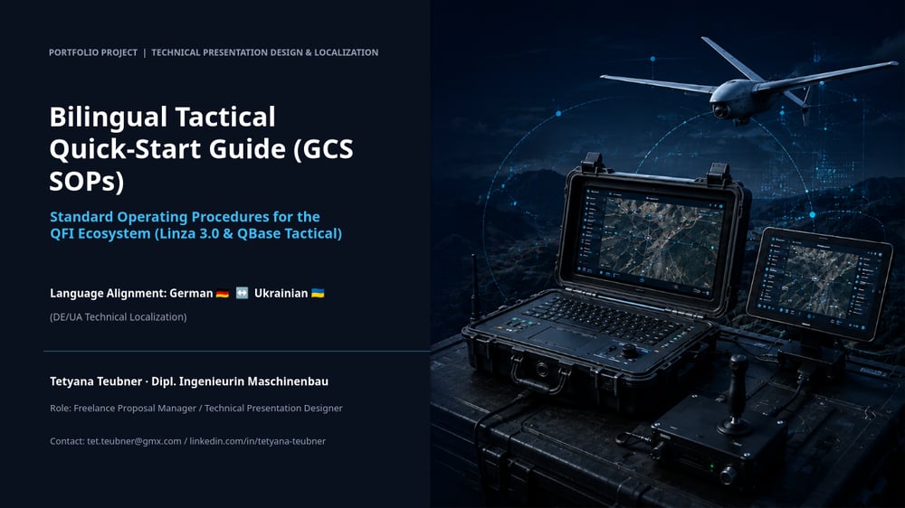 Technical Presentation Design · GCS Quick-Start Guide · DE/UA-Lokalisierung
