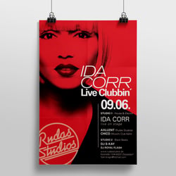 Posterdesign, Ida Corr, Rudas Studios