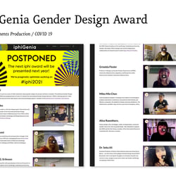 #iphi2020 postponed | COVID-19 videostatement about matter of gender & design