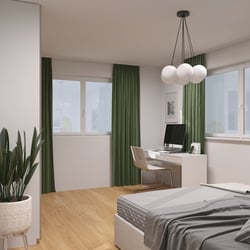 Schlafzimmer.