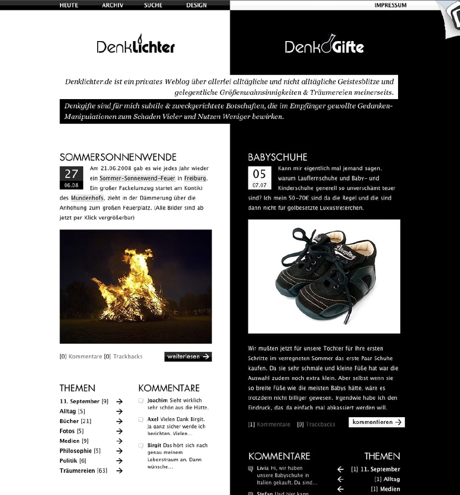 http://denklichter.de (privates Weblog)