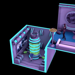 Cyberpunk Smal Room 2