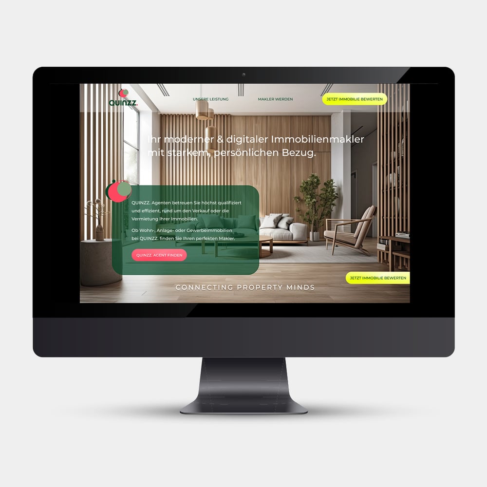 Web Design Quinzz. Client Website