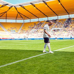 David kurz vor Anpfiff