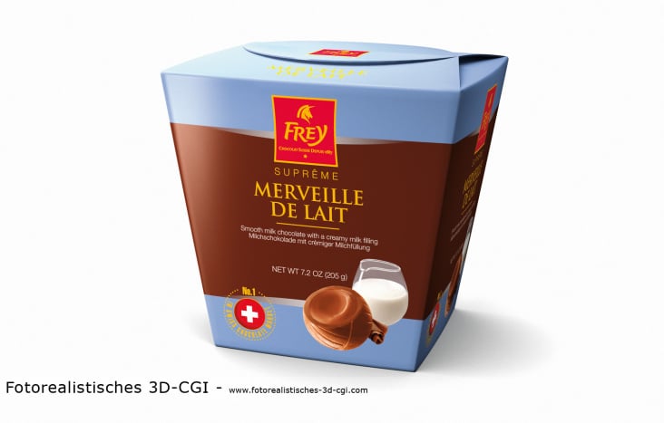 3D-CGI Chocolat Frey Box