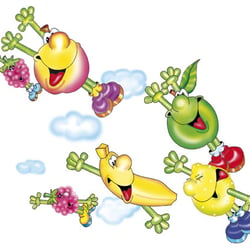 Illustration für Trolli – Fruchtgummiverpackung
