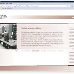 Druckerei & Verlag Pomp – Konzeption & Gestaltung