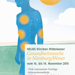 Event-Plakat A1 „Gesundheitswoche 2015“