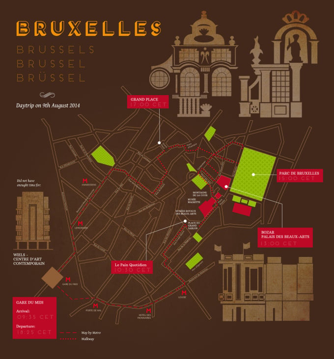 Brüssel. Tagestour