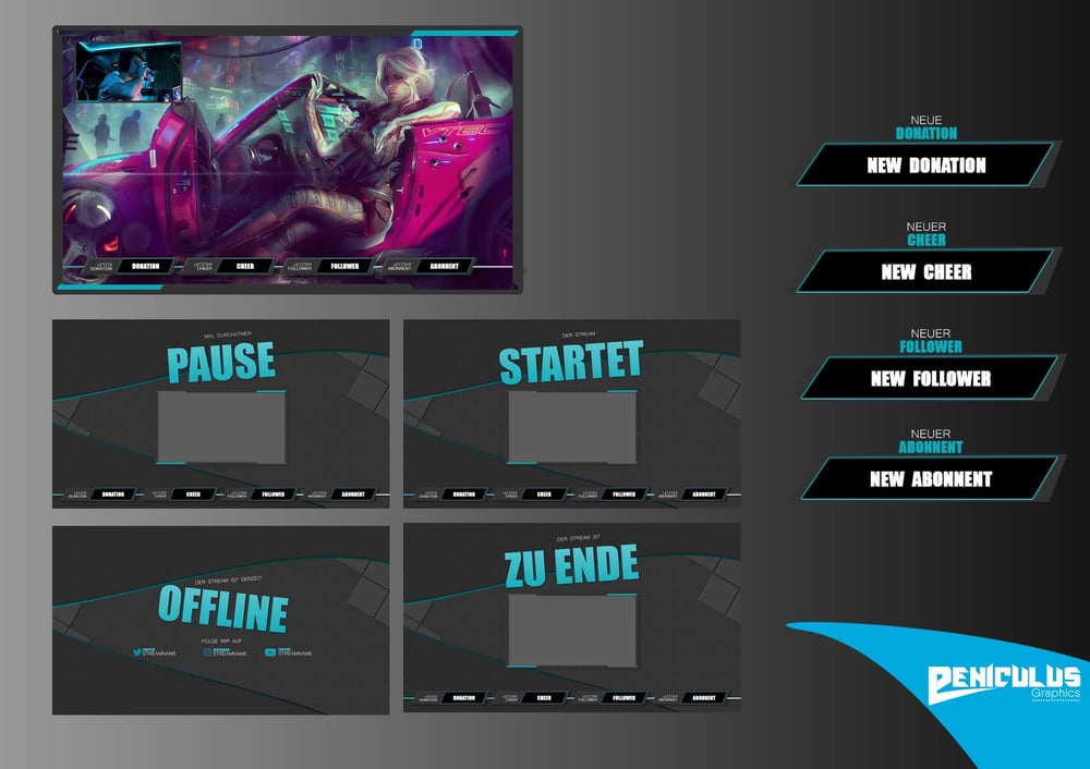 Twitch Overlay Projekt 1