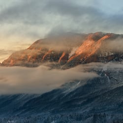 Dobratsch im Sonnenuntergang