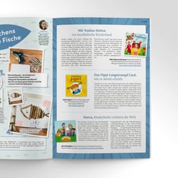 Doppelseite HAMBURGER HUMMEL Magazin