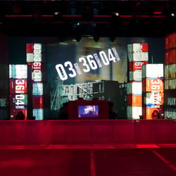 3D Mapping Bühnenshow