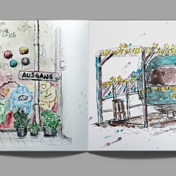 Seite aus meinem Skizzenbuch