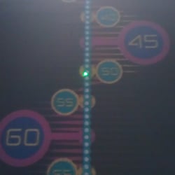 Installation „Interaktive Laseruhr“
