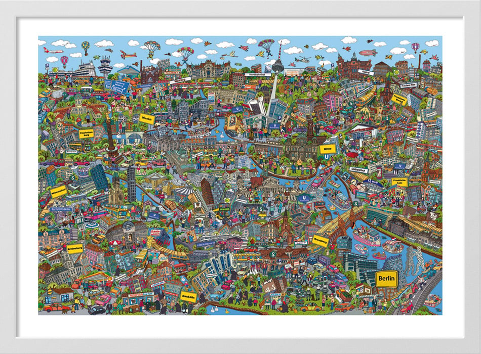 CartoonCityposterBerlin100×70