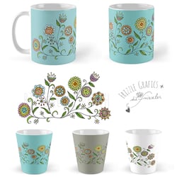 florales Muster, surface design
