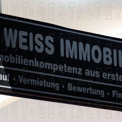Immobilien-Leuchtreklame erstellen | Layout gestalten