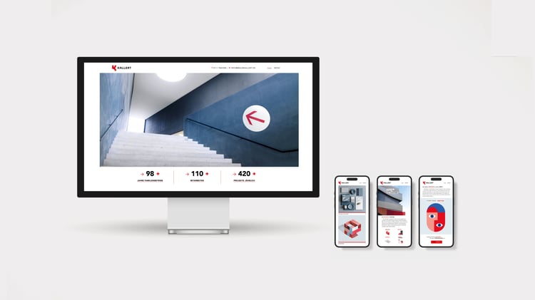 Kallert Malerbetrieb – Responsives Webdesign für Desktop und Smartphone