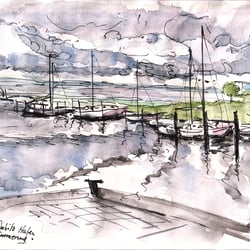 Seeglerrast am Dabitzer Hafen