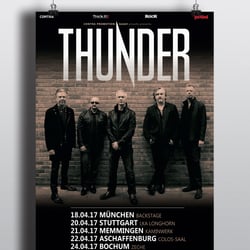 Plakatdesign „Thunder“