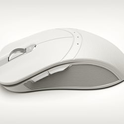 Gaming Maus Konzept – Off-White, Seitenansicht